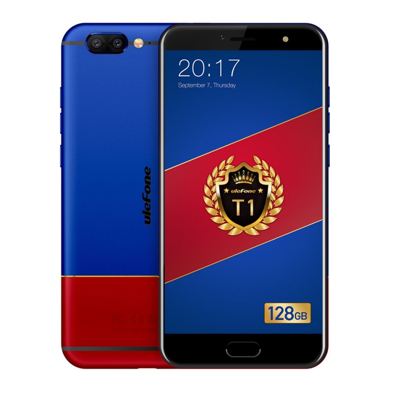 Original ULEFONE T1 Smartphone - Red And Blue