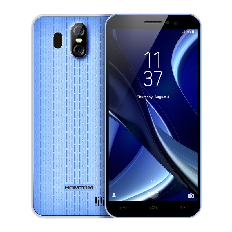 HOMTOM S16 Android7.0 Smartphone Blue
