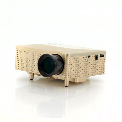 Mini 60 Lumens Projector (Golden)