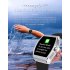 C1 Smart Bracelet Temperature Monitor Bluetooth Heart Rate Blood Pressure Smart Watche black