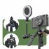 C11 Selfie Stick Tripod Extendable Phones Selfie Extension Rod Portable Phone Tripod Stand Stabilizer Tripod Black