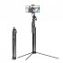 C11 Selfie Stick Tripod Extendable Phones Selfie Extension Rod Portable Phone Tripod Stand Stabilizer Tripod Black
