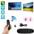 C120 Fly Air Mouse Remote Wireless Keyboard 2 4GHz Connection G64 Rechargeable Keyboard Mouse For Android TV Box PC black