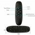 C120 Fly Air Mouse Remote Wireless Keyboard 2 4GHz Connection G64 Rechargeable Keyboard Mouse For Android TV Box PC black
