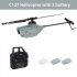 C127 2 4g Remote Control Helicopter 4ch 6 axis Gyro HD Aerial Photography RC Drone 3 Batteries
