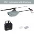 C127 2 4g Remote Control Helicopter 4ch 6 axis Gyro HD Aerial Photography RC Drone 2 Batteries