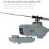 C127 2 4g Remote Control Helicopter 4ch 6 axis Gyro HD Aerial Photography RC Drone 4 Batteries