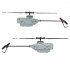 C127 2 4g Remote Control Helicopter 4ch 6 axis Gyro HD Aerial Photography RC Drone 4 Batteries