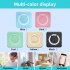 C15 Mini Printer Smart Pocket Inkless Thermal Printer With 1 Roll Thermal Paper For Photo Picture Office Receipt Label List Note black