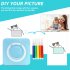 C15 Mini Printer Smart Pocket Inkless Thermal Printer With 1 Roll Thermal Paper For Photo Picture Office Receipt Label List Note yellow