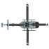 C186 2 4g RC Helicopter 4 Propellers 6 Axis Electronic Gyroscope for Stabilization RC Drone Plane Toy Gray 2 Batteries