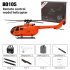 C186 Pro 2 4ghz RC Helicopter 4ch Bo105 6 shaft Gyroscope Electric Flybarless RC Aircraft 2 Batteries Camouflage