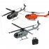 C186 Pro 2 4ghz RC Helicopter 4ch Bo105 6 shaft Gyroscope Electric Flybarless RC Aircraft 2 Batteries Orange