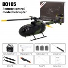 C186 Pro 2.4ghz RC Helicopter 4ch Bo105 6-shaft Gyroscope Electric RC Aircraft