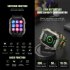 C20 1 71  Smart Watch IP68 Waterproof Outdoor Sports Fitness Trackers Heart Rate Blood Oxygen Monitor Green