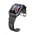C20 1 71  Smart Watch IP68 Waterproof Outdoor Sports Fitness Trackers Heart Rate Blood Oxygen Monitor Black