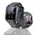 C20 1 71  Smart Watch IP68 Waterproof Outdoor Sports Fitness Trackers Heart Rate Blood Oxygen Monitor Green