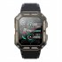 C20 Pro Smart Watch for Men 1 83 Inch Bluetooth Music Call Outdoor Sports Fitness Smartwatch Black 3 Bead Steel