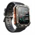 C20 Pro Smart Watch for Men 1 83 Inch Bluetooth Music Call Outdoor Sports Fitness Smartwatch Black 3 Bead Steel