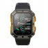 C20 Pro Smart Watch for Men 1 83 Inch Bluetooth Music Call Outdoor Sports Fitness Smartwatch Black 3 Bead Steel