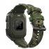 C20 Smart Watch Bluetooth compatible 5 0 Heart Rate Blood Oxygen Monitor Outdoor Waterproof Sports Smartwatch Compatible For Android Ios camouflage green