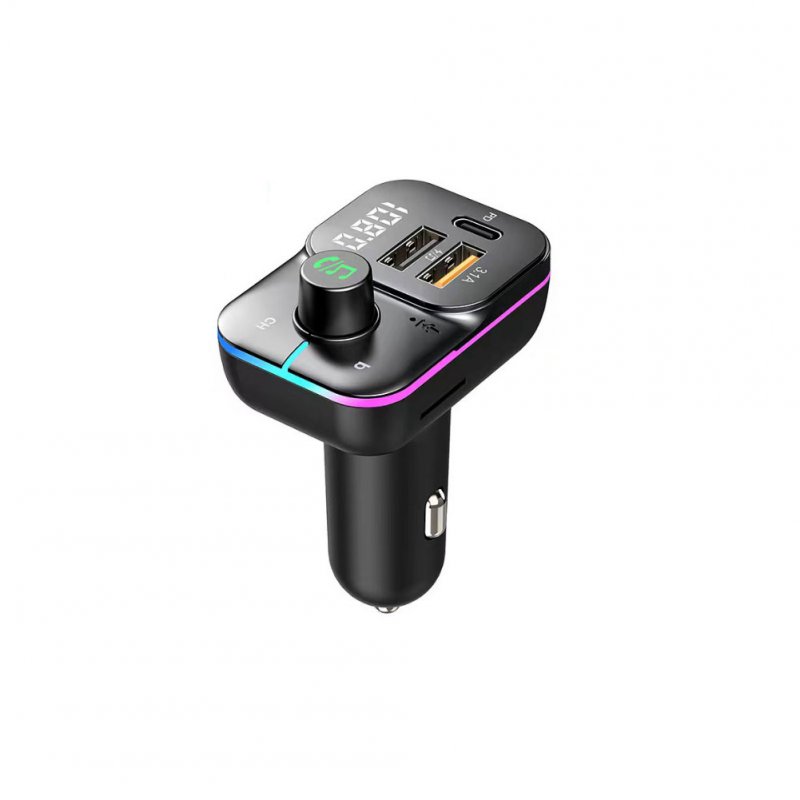 C24 Car FM Transmitter Bluetooth Wireless Handsfree Audio Dual Usb Car Charger