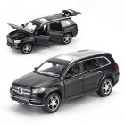 C303 GLS Alloy Pull-back Car Simulation 6-door Openable Off-road Vehicle With Light Sound For Boys Birthday Xmas Gifts Home Decor black