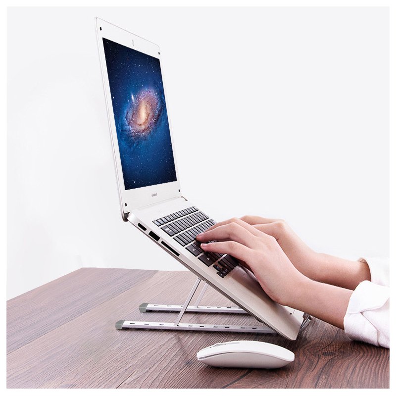 Portable Adjustable Folding Laptop Stand Aluminum Alloy Laptop Desk Computer Table Stand 
