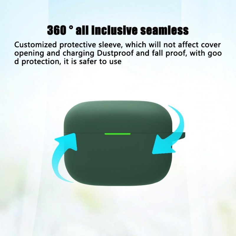 Silicone Earphone Case Bluetooth Headphone Protective Cover Shockproof Bag Compatible For Sony Linkbuds S 