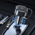 C41 Fast Charge Retractable Car Charger 30W Dual USB C Phone Charger Cigarette Lighter Adapter With 2 Type C Charge Cable 12V 24V Universal For Off road Vehicle