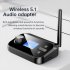 C41s Bluetooth 5 0 Audio Receiver Transmitter 2 in 1 Fiber Optic Coaxial Wireless Adapter Player Black