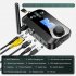C41s Bluetooth compatible 5 0 Audio Receiver Transmitter 2 in 1 Fiber Coaxial Wireless Audio Adapter With Screen Tf Card Mp3 Player black