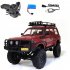 C54 1 RC Car for Wpl C54 Land Cruiser 4wd Lc80 Crawler Full Scale 260 Motor Off road Climbing Vehicle Red
