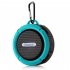 C6 Waterproof Speaker Suction Cup Mini Bluetooth compatible Stereo Speaker Outdoor Sports Mini Subwoofer Small Speaker Olive