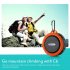 C6 Waterproof Speaker Suction Cup Mini Bluetooth compatible Stereo Speaker Outdoor Sports Mini Subwoofer Small Speaker Olive