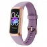 C60 Boys Girls Smart Watch 1 1 inch Amoled High definition Screen Body Temperature Heart Rate Sleep Monitor Children Sports Bracelet Purple