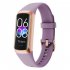 C60 Boys Girls Smart Watch 1 1 inch Amoled High definition Screen Body Temperature Heart Rate Sleep Monitor Children Sports Bracelet Purple