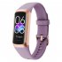 C60 Smart Watch 1 1 Inch Amoled HD Screen Body Temperature Heart Rate Monitor Sports Fitness Smartwatch Pink