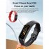 C60 Smart Watch 1 1 Inch Amoled HD Screen Body Temperature Heart Rate Monitor Sports Fitness Smartwatch Purple