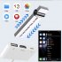 C62 Hdmi compatible Usb3 0 Charging 3 In 1 Adapter For Iphone 4k Simulator  Projector  Expansion white