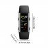 C68 Smart Watch Heart Rate Blood Oxygen Sleep Fitness Tracker Waterproof Watches for Android Phone iPhone Blue