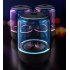 C7 Wireless Bluetooth Speaker with LED Colorful Lights Bluetooth Speaker Black