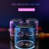 C7 Wireless Bluetooth Speakers Stereo TWS Subwoofer mini sound box portable speaker with Colorful LED Light Support TF Card Mic black High version