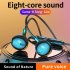 C71 Metal Semi in ear Earphone Wire Control Hifi Noise Reduction Earbuds With Microphone Universal K Song Game Live Headset black