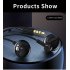 C71 Metal Semi in ear Earphone Wire Control Hifi Noise Reduction Earbuds With Microphone Universal K Song Game Live Headset White