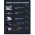C71 Metal Semi in ear Earphone Wire Control Hifi Noise Reduction Earbuds With Microphone Universal K Song Game Live Headset White