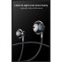 C71 Metal Semi in ear Earphone Wire Control Hifi Noise Reduction Earbuds With Microphone Universal K Song Game Live Headset White