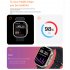 C800ultra Smart Watch Heart Rate Blood Pressure Monitoring Multi functional Bluetooth Watch Gold Case Yellow Watch Band