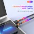 CB33 USB A Cable USB A To Type C A l Micro Charging Cable 3A Fast Charge Cable For Hard Drive PD Docking Station Cell Phone black type c head