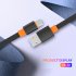 CB33 USB A Cable USB A To Type C A l Micro Charging Cable 3A Fast Charge Cable For Hard Drive PD Docking Station Cell Phone black type c head